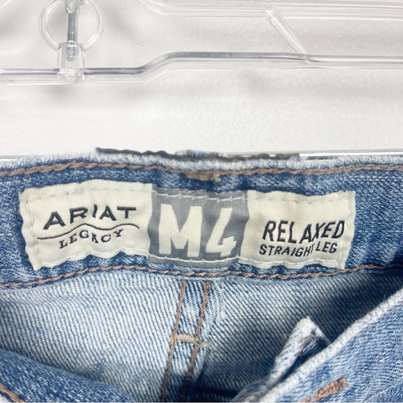 Ariat M4 Relaxed Straight Leg Jeans 38x34 Western Cowboy Denim - Picture 5 of 9
